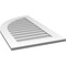 Ekena Millwork Quarter Round Top Left Surface Mount PVC Gable Vent w/ 3-1/2"W x 1"P Standard Frame, 22"W x 38"H GVPQL22X3801SN - alternate 4